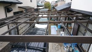 波板・雨戸張り替え?の画像