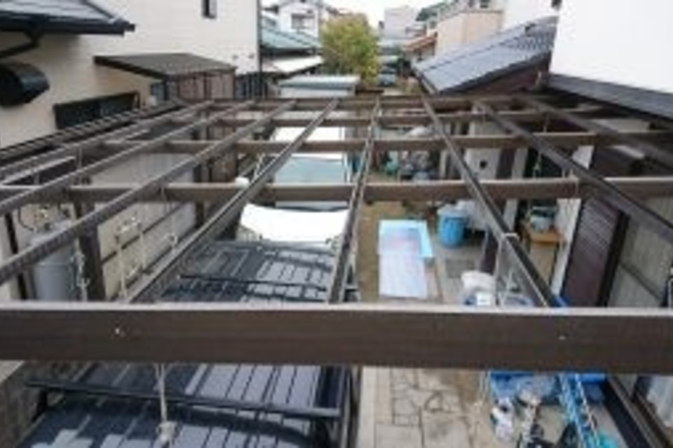 波板・雨戸張り替え?の画像