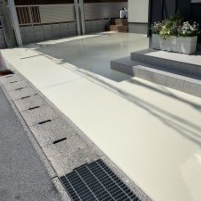 岡山市 中区 浜 ３ゼロ不動産さん 土間塗り替え工事?‍♀️の画像