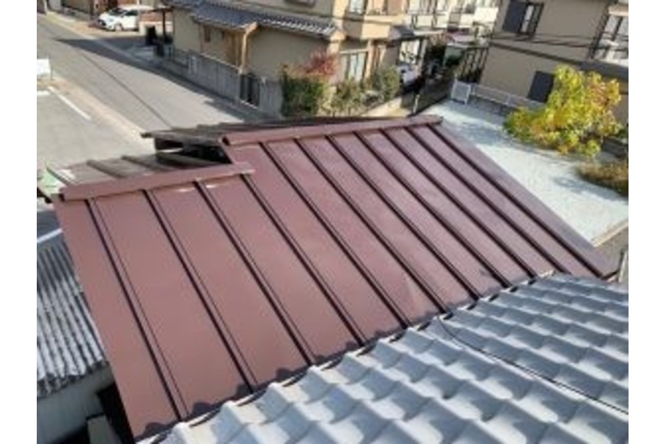 岡山市 中区 東川原 Y様邸 トタン屋根塗り替え工事?‍♀️の画像