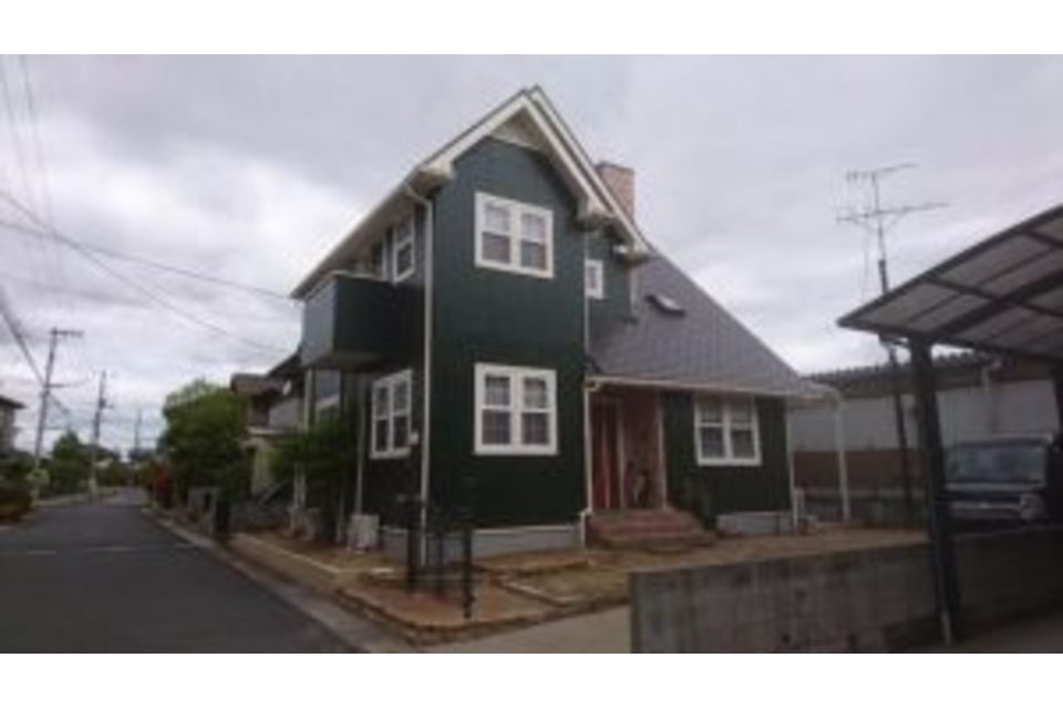 岡山市　南区　妹尾　I様邸　遮熱シリコン　ダブルトーン　塗り替え工事の画像