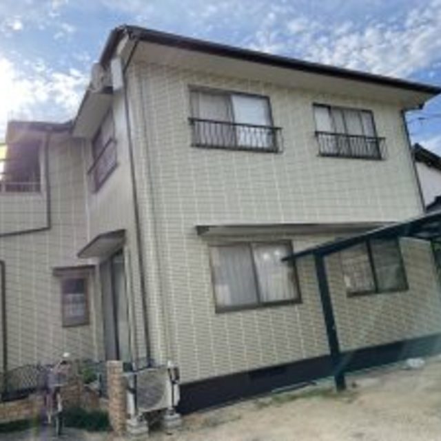 岡山市　北区　白石　W様邸　屋根　遮熱無機　外壁　遮熱ダブルトーン　塗り替え工事　タイル色の画像