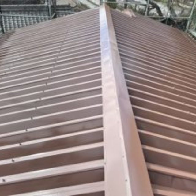 東区　中尾　T様邸　外壁　WBアート多彩仕上げ　２色　屋根　遮熱無機　塗り替え工事の画像