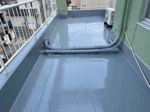 岡山市 北区 伊島町 T様邸 屋根 遮熱無機 外壁 ラジカル ガラスコーティング 防水 塗り替え工事?‍♀️防水の画像