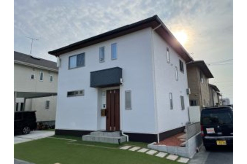 岡山市　南区　浦安　U様邸　外壁遮熱型フッ素　ガラスコーティング　WBアート 　防水　塗り替え工事の画像