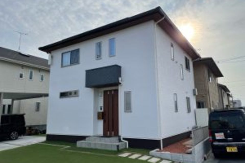 岡山市　南区　浦安　U様邸　外壁遮熱型フッ素　ガラスコーティング　WBアート 　防水　塗り替え工事の画像