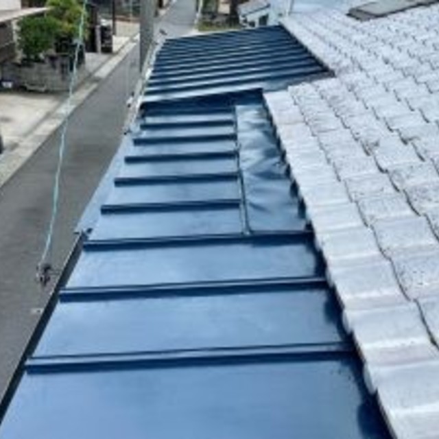 岡山市 南区 藤田 N様邸 トタン屋根・雨漏り補修?‍♀️の画像