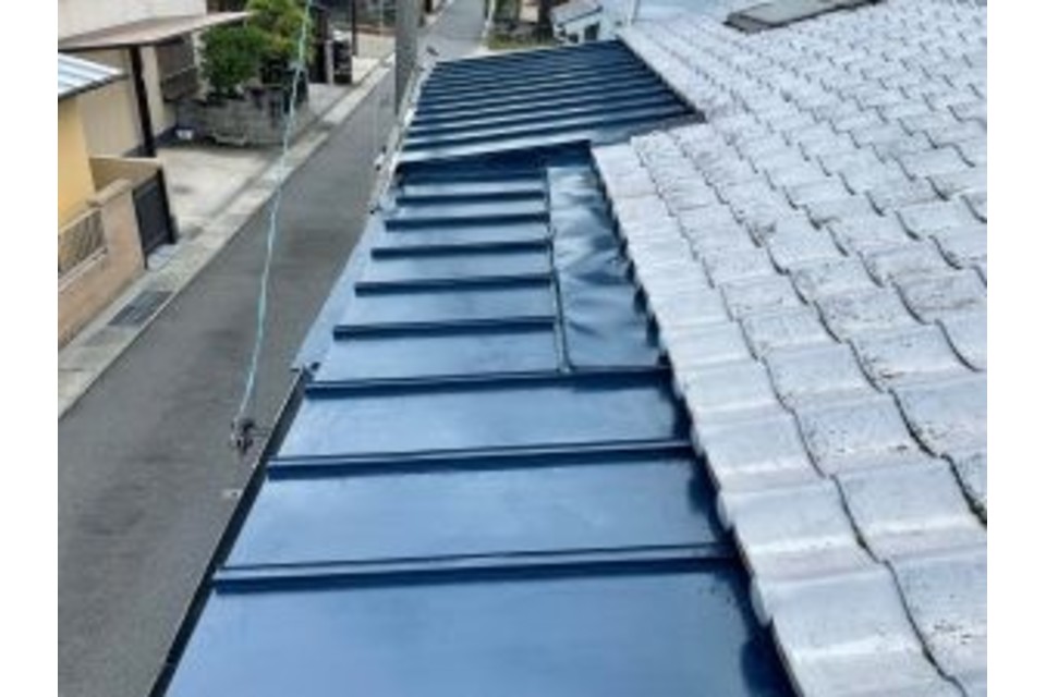 岡山市 南区 藤田 N様邸 トタン屋根・雨漏り補修?‍♀️の画像