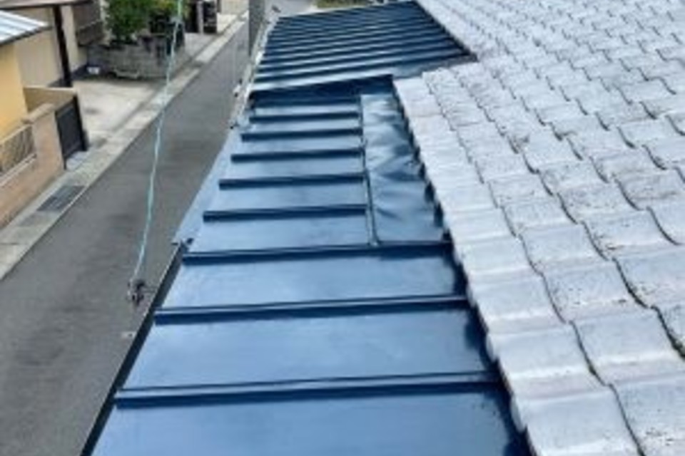 岡山市 南区 藤田 N様邸 トタン屋根・雨漏り補修?‍♀️の画像
