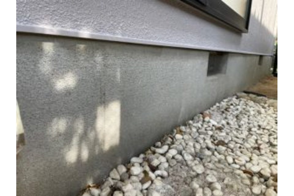 岡山市　中区　湊　S様邸　モルタル外壁　ラジカルシリコン　ガラスコーティング　塗り替え工事の画像