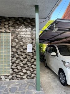 北区 津島 M様邸 鉄骨柱 塗装工事?の画像