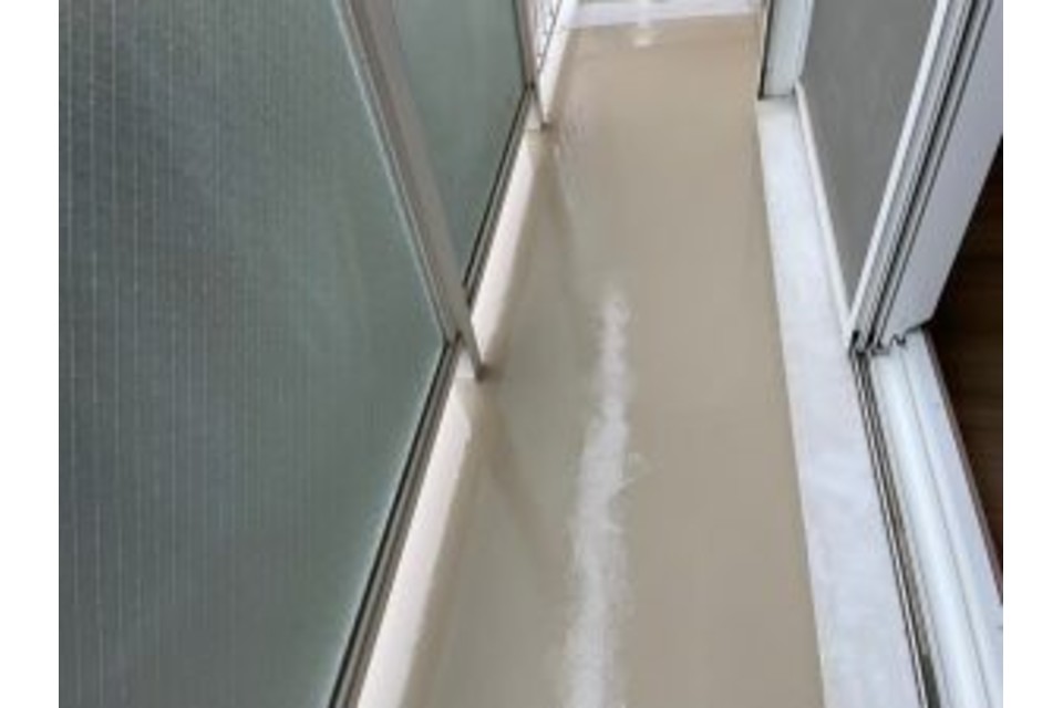 岡山市 中区 コーポB様邸 外壁塗装工事?ベランダ防水 ウレタン防水の画像