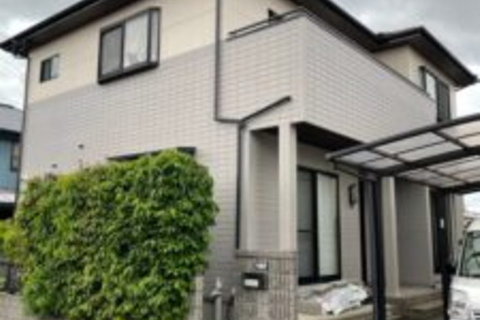 南区　洲崎　S様邸　屋根　遮熱無機　外壁　遮熱フッ素　ガラスコーティング　塗り替え工事の画像