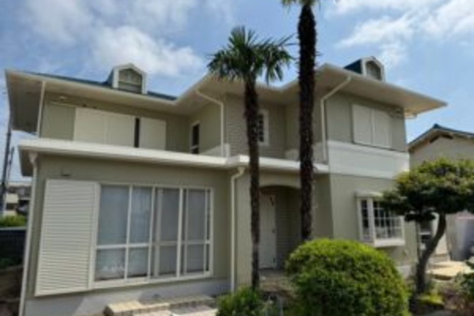 岡山市　北区　今　K様邸　屋根　カラーベスト　外壁　RC  遮熱無機　ガラスコーティング　塗り替え工事の画像