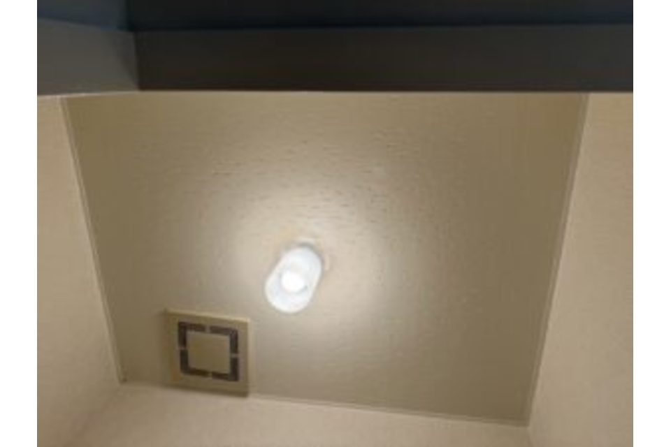 岡山市　中区　西川原　アパートS  室内塗装工事天井の画像