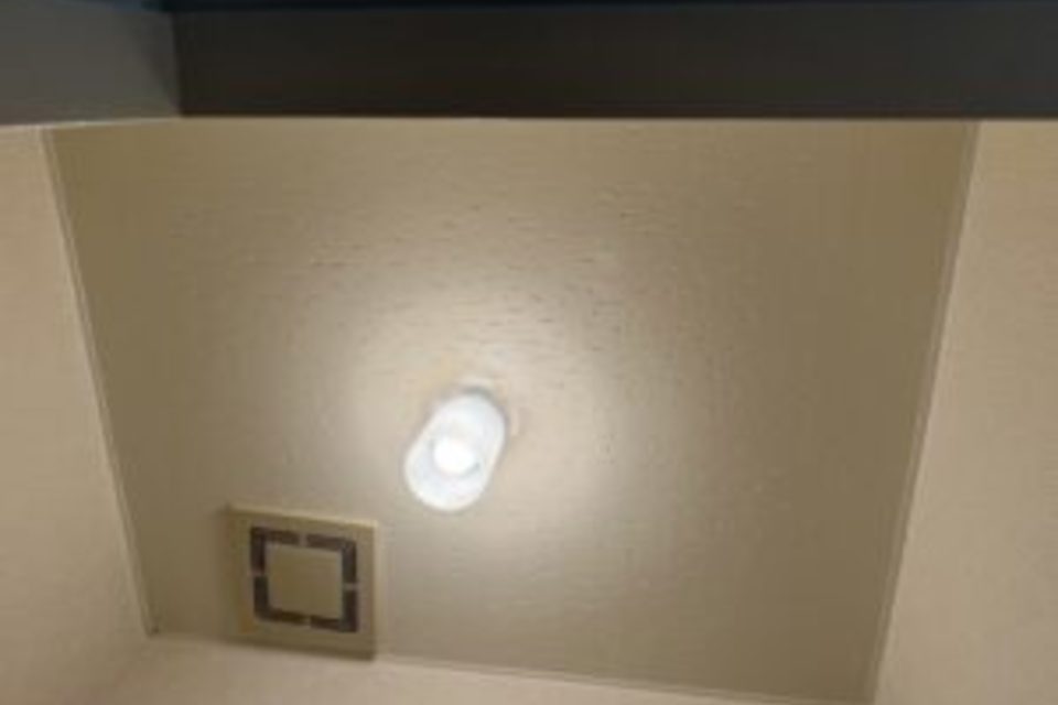 岡山市　中区　西川原　アパートS  室内塗装工事天井の画像