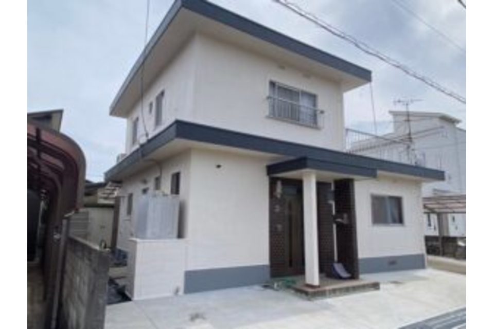 瀬戸内市　Y様邸　外壁　遮熱無機ガラスコーティング　防水塗装工事の画像