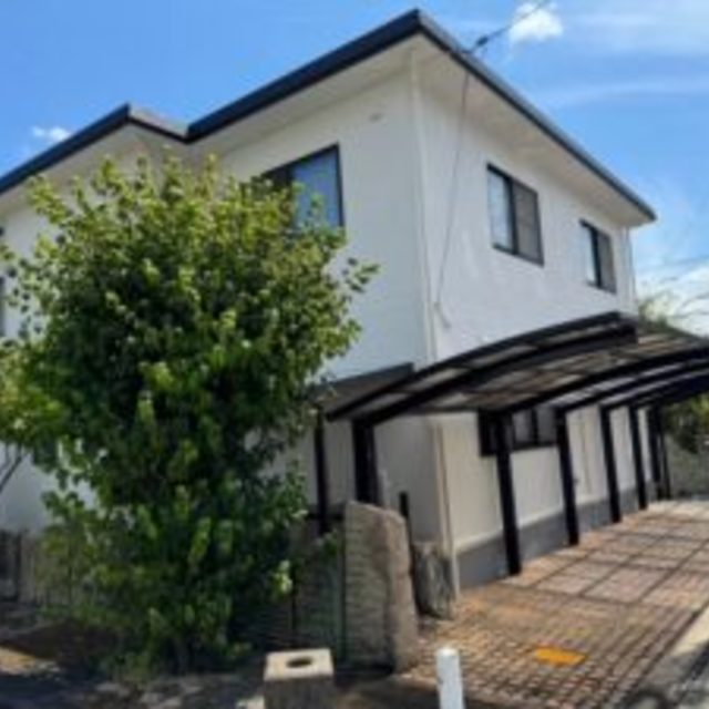 岡山市　中区　穝　M様邸　外壁　遮熱無機　ガラスコーティング　防水　通気緩衝工法　遮熱　塗り替え工事の画像