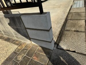 中区　四御神　T様邸　塀　補修工事の画像