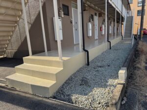 中区　アパートR様邸　長尺シート　土間　塗装工事の画像