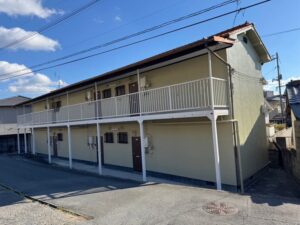 北区　M様邸　アパート　外壁　遮熱無機　塗り替え工事の画像