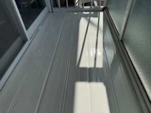 中区　竹田　K様邸（コーポ）ベランダ塗り替え工事の画像