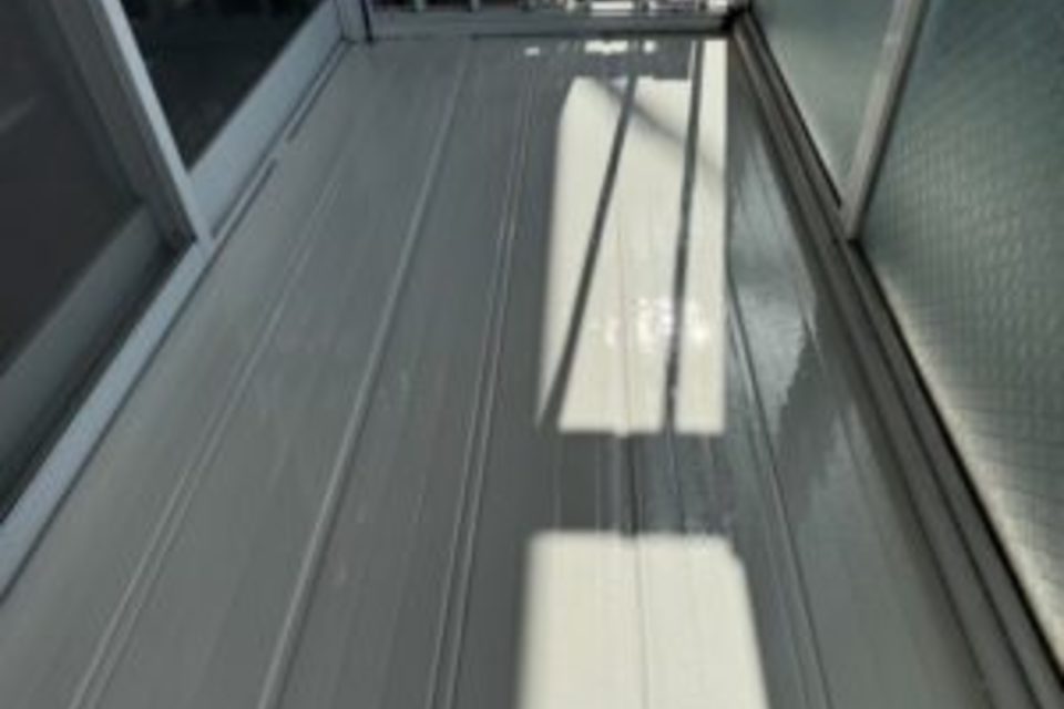 中区　竹田　K様邸（コーポ）ベランダ塗り替え工事の画像