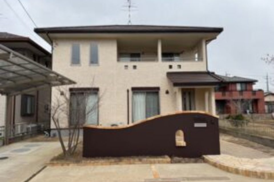 北区　辛川市場　H様邸　外壁エイジング塗装WBアート　ガラスコーティング塗り替え工事の画像