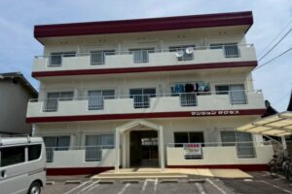 岡山市中区 マンションS 外壁・防水 塗り替え工事の画像