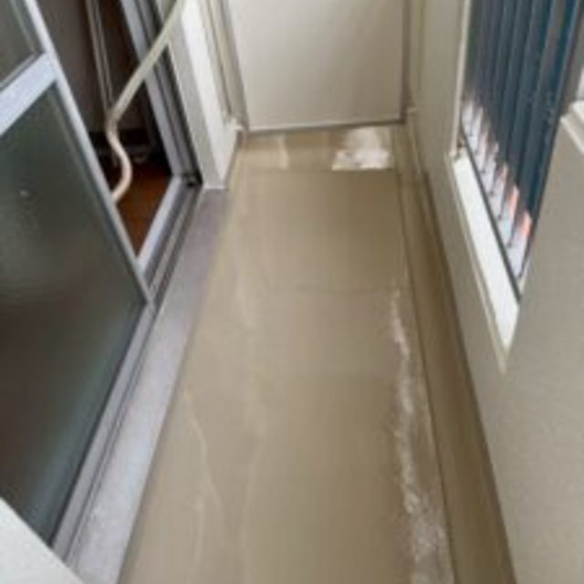 ベランダ アフター