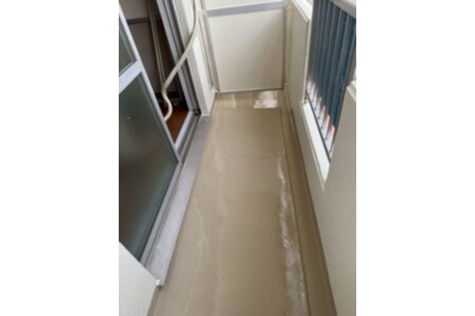 ベランダ アフター