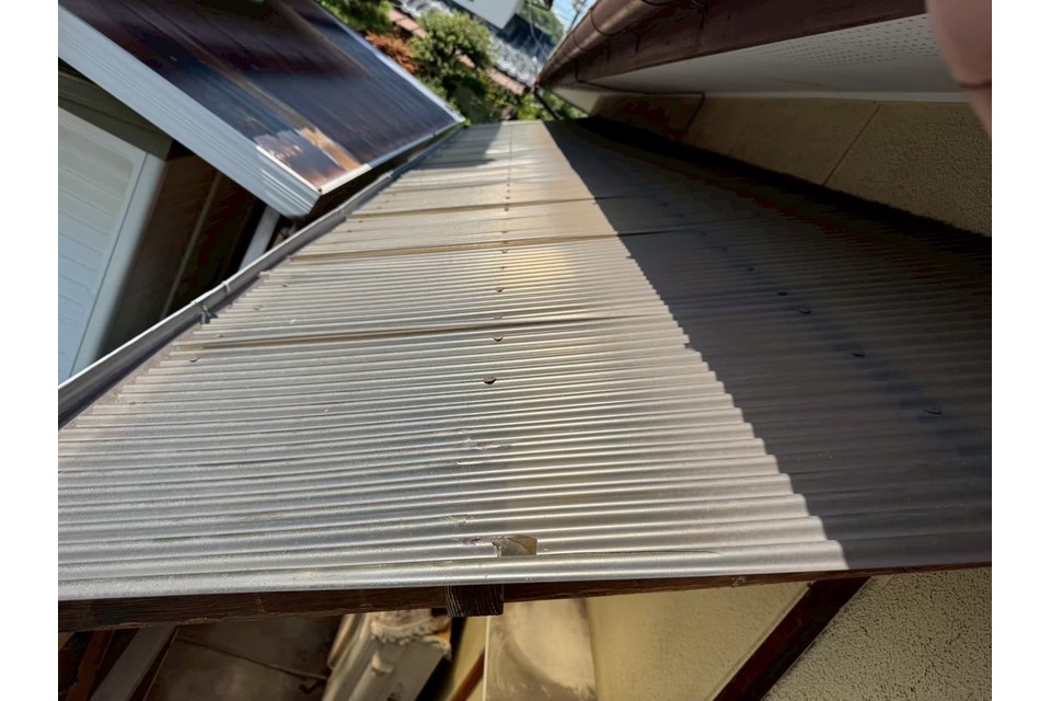 岡山市南区妹尾 H様邸 屋根塗装・外壁塗装 波板張り替えの画像