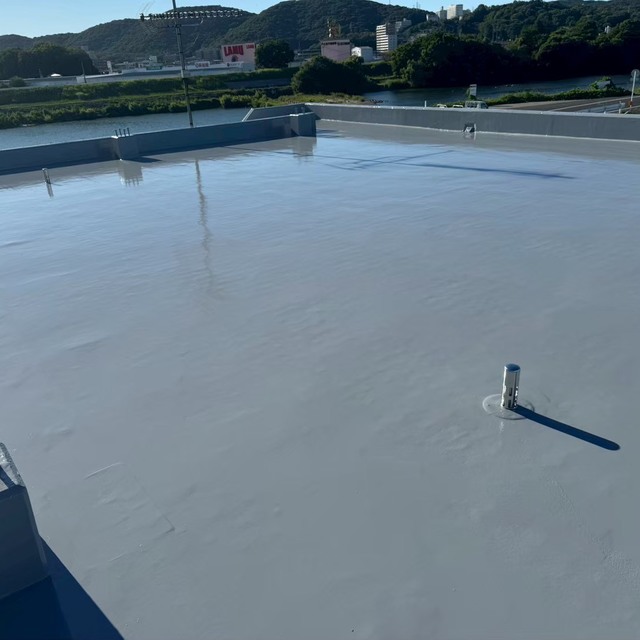 岡山市中区西川原 アパート M様邸 防水塗装工事 通気緩衝工法の画像