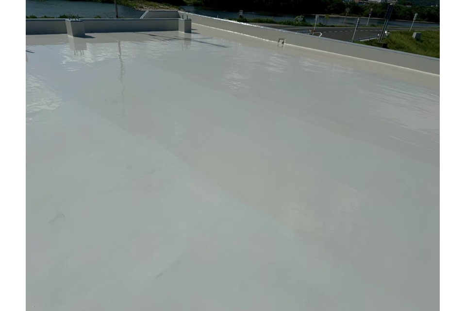 岡山市中区西川原 アパート M様邸 防水塗装工事 通気緩衝工法の画像