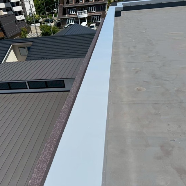 岡山市北区絵図町 アパート B様邸 防水塗装工事 密着工法の画像