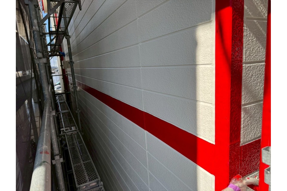 岡山市中区西川原 某コーポ様 外壁塗装 ナノポリマーシリコンの画像