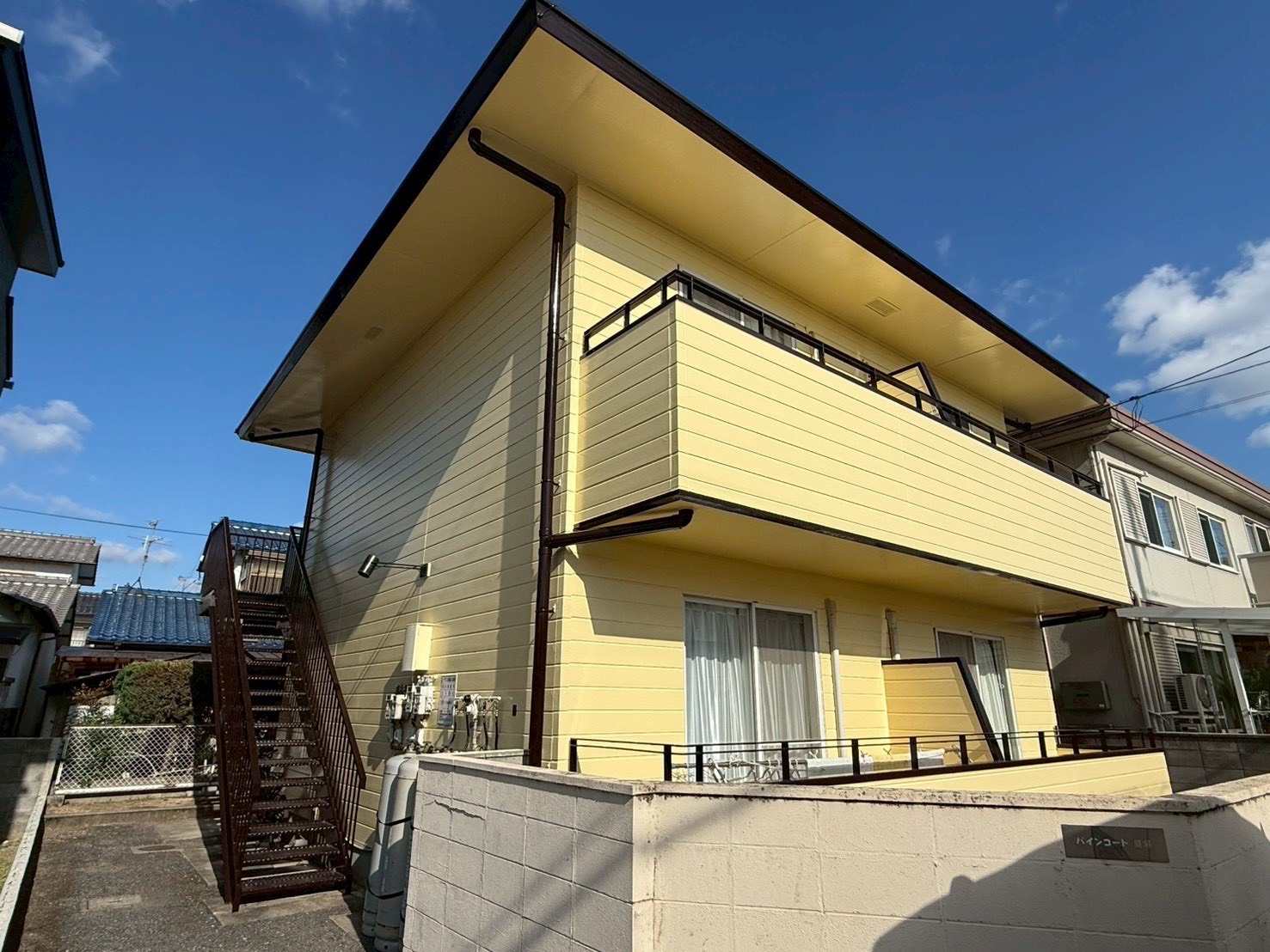 岡山市北区庭瀬 P様邸 屋根・外壁・防水 ナノポリマーシリコンシリコンの画像