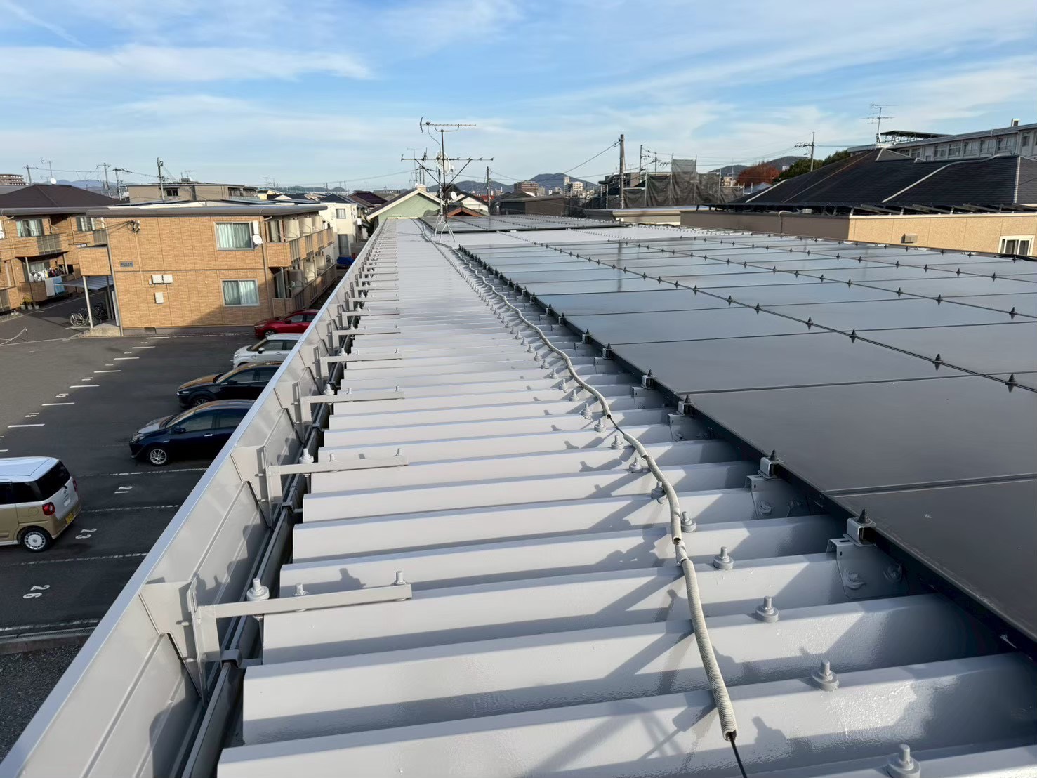 岡山市中区西川原 M様邸 屋根・軒天・室内塗装工事の画像