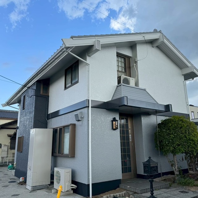 岡山市中区倉富 S様邸 遮熱型無機 屋根・外壁・倉庫塗装工事の画像