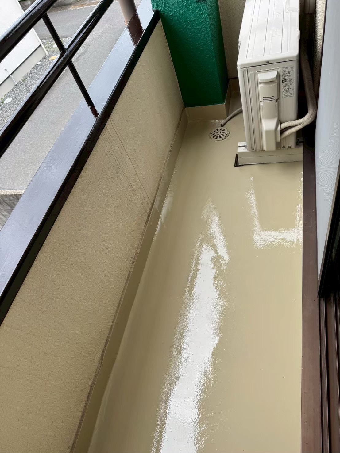 岡山市中区西川原 G様邸 ベランダ防水・手すりの画像