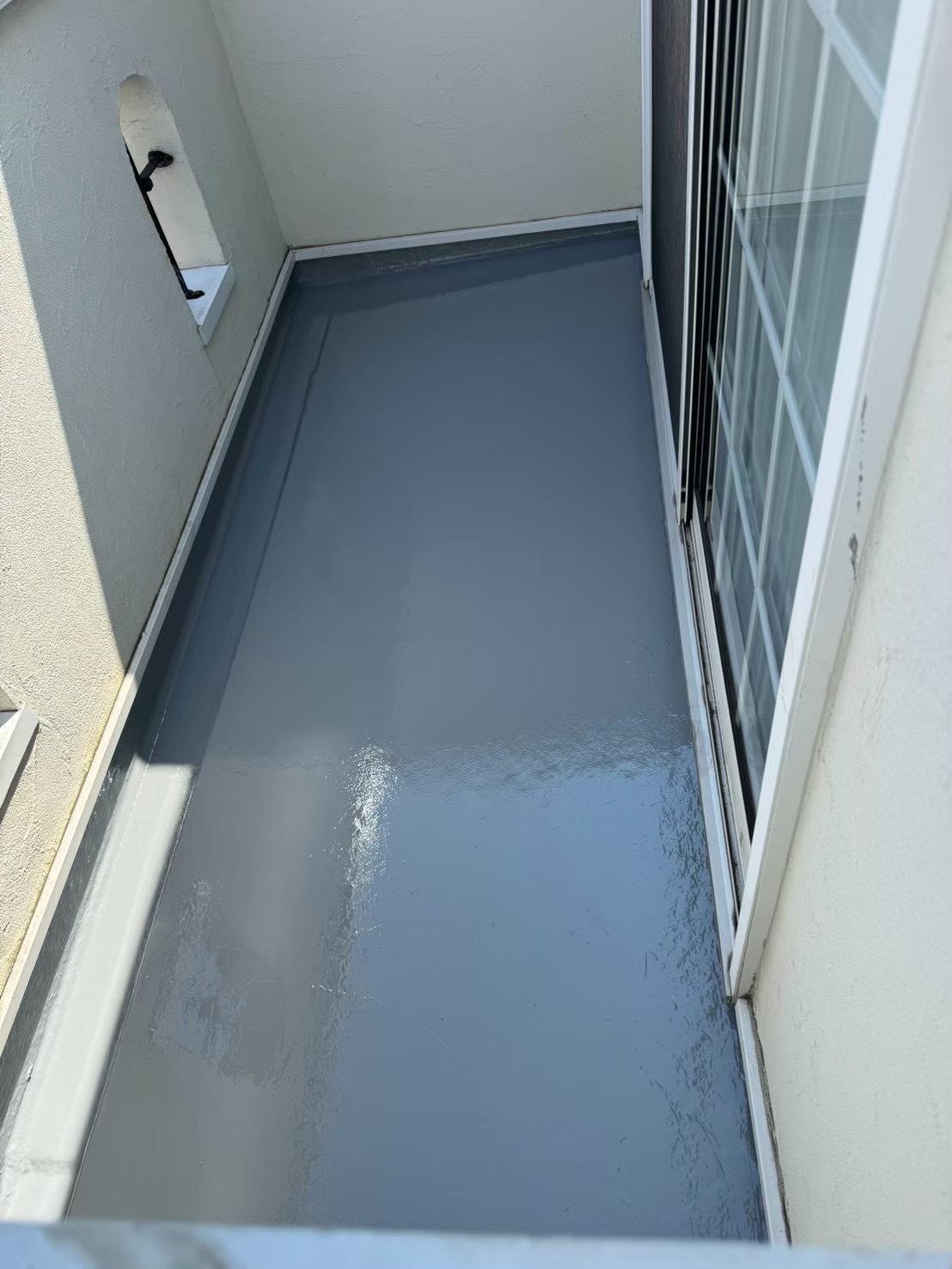 岡山市中区湊 K様邸 ベランダ防水 室内クロス補修の画像